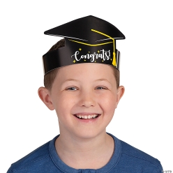 50% OFF: Kids Graduation Cardboard Crowns - 12Pk